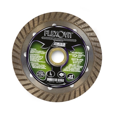Flexovit SMALL DIAMETER DIAMOND BLADE HIGH 44121